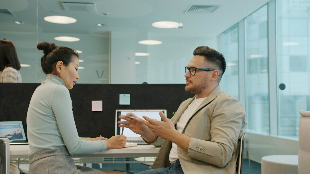 professional handshake in office